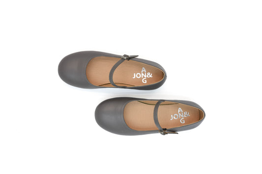 Adele Grey 英倫風瑪莉珍(灰色)