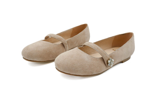 Blair Beige 羊反絨瑪麗珍(米色)